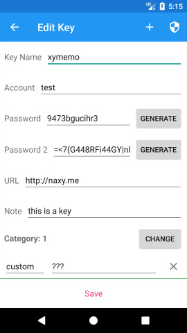 XyKey密码管理3