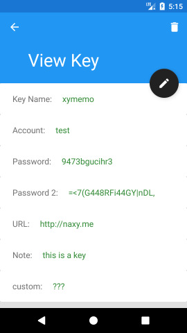 XyKey密码管理2