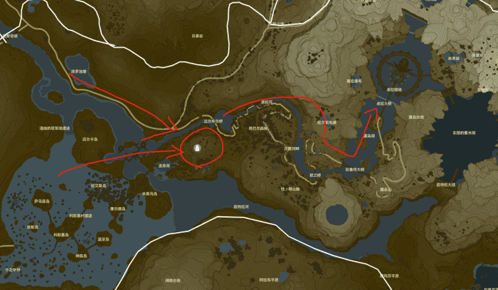 塞尔达神兽地图，塞尔达传说神兽攻略顺序