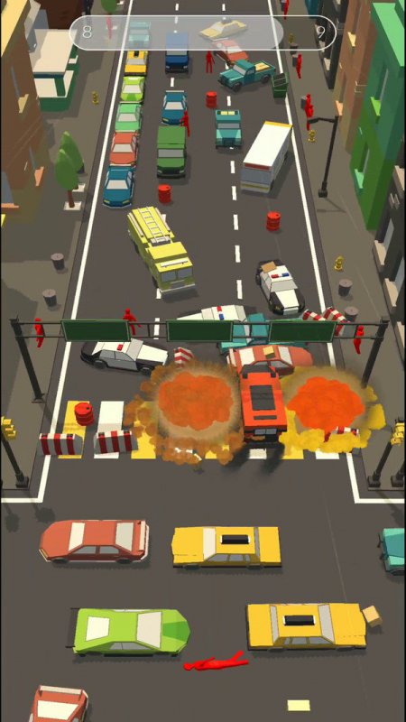障碍道路碰撞3D3