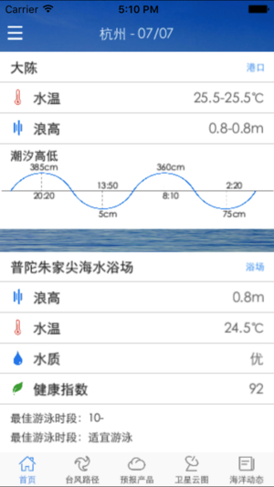 浙江海洋预报app2