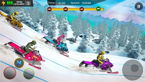 雪地飙车赛（Snow Bike Racing）2