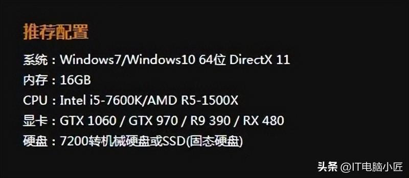 pubg最低配置要求，pubg配置要求推荐