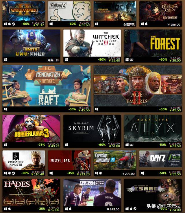 steam2021最畅销游戏榜单公布，2021steam最佳游戏排名